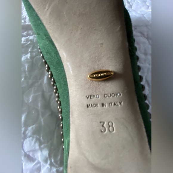 Sergio Rossi Suede Pump Size 38 - Picture 9 of 12